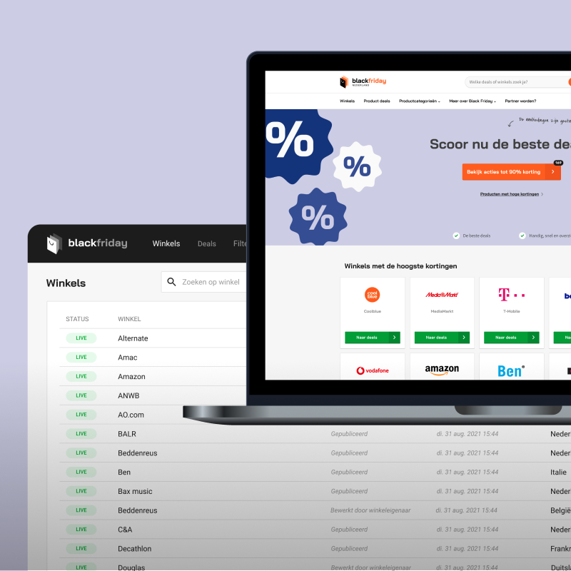 High traffic platform en partneromgeving