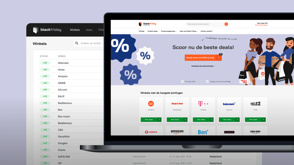 High traffic platform en partneromgeving