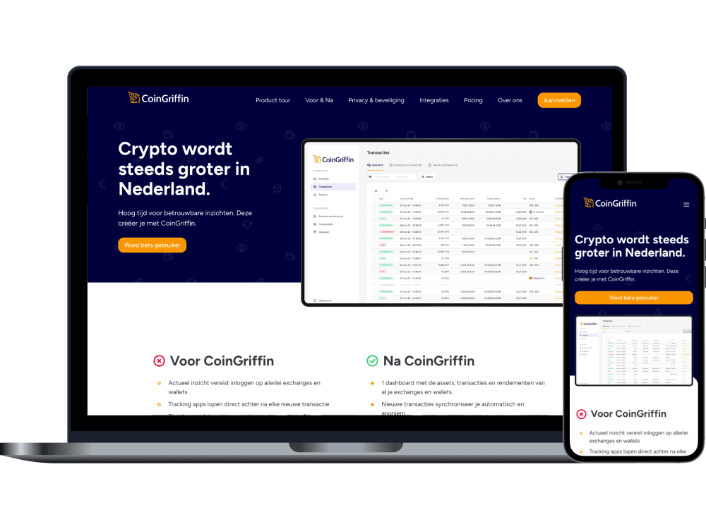 Publieke website CoinGriffin