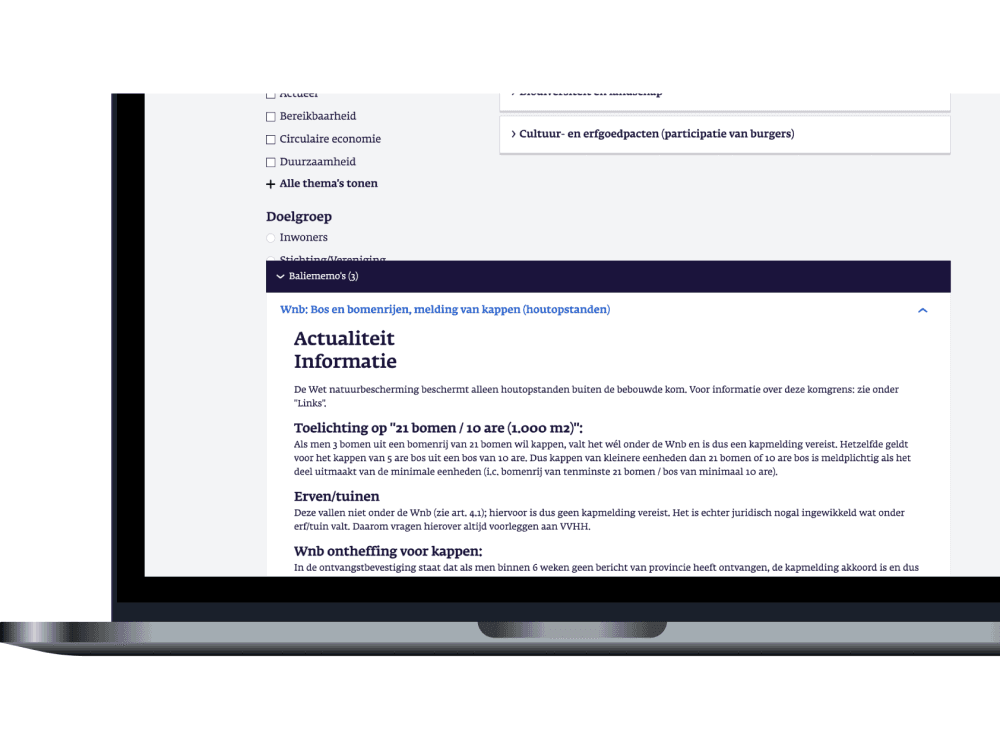 Modulaire paginaopbouw