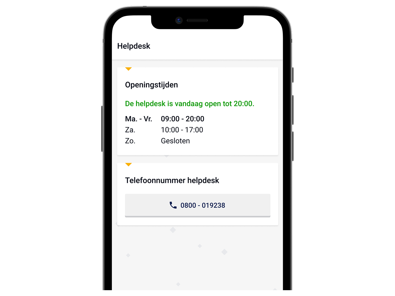Bedrijfsinformatie en helpdesk