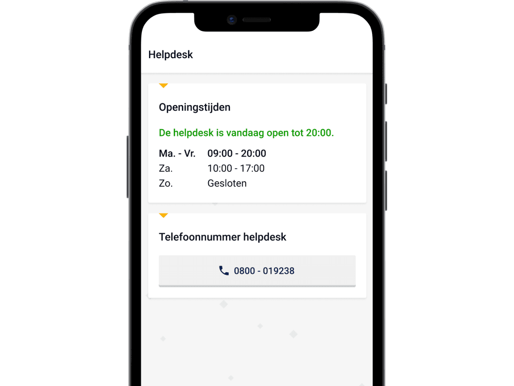 Bedrijfsinformatie en helpdesk
