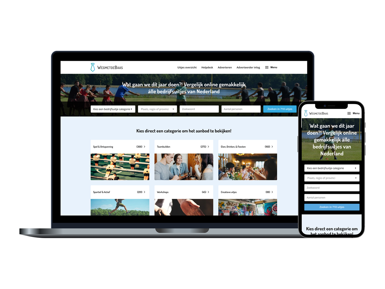 Front-end pagina's WegMetDeBaas